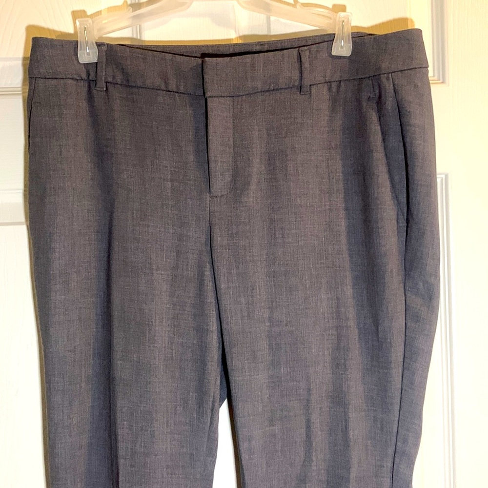 Old Navy Slacks - Mid-Rise (real front pockets, fake back) - GREY - Size 10